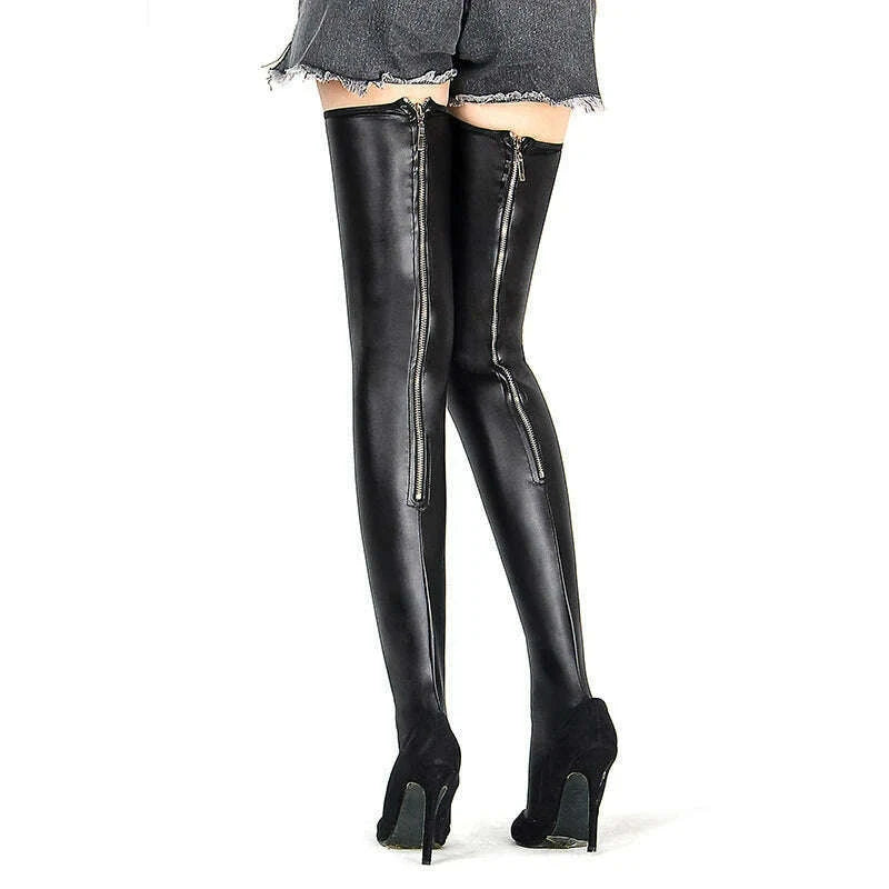 xxl-plus-size-pvc-leather-thigh-high-stockings-back-zipper-silicone-hold-up-party-club-medias-women-pole-dance-motorcycle-outfitkimlud-womens-fashion-34619597