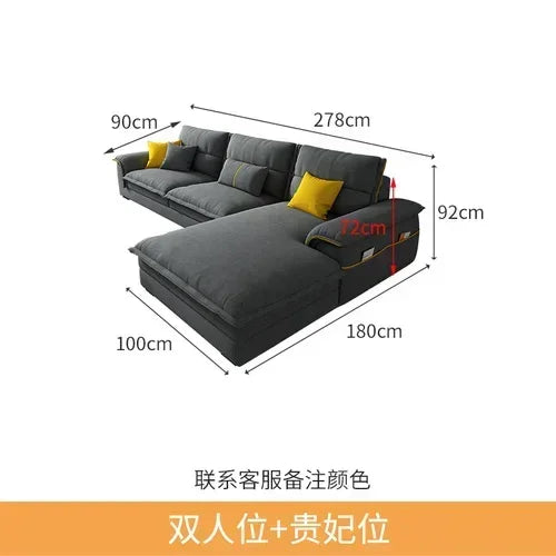 Foam Cushioned European-Style Daybed Sofa With Hidden Storage Compartments — Cream | KIMLUD