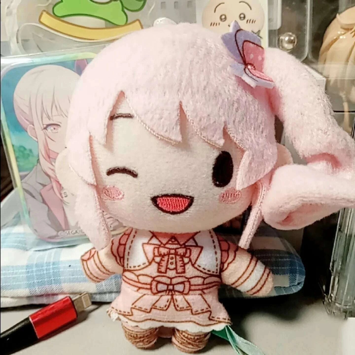 10cm-pjsk-plush-doll-toys-project-sekai-akiyama-mizuki-stuffed-plushies-keychain-yoisaki-kanade-pendant-backpack-bag-decor-giftkimlud-womens-fashion-34607426