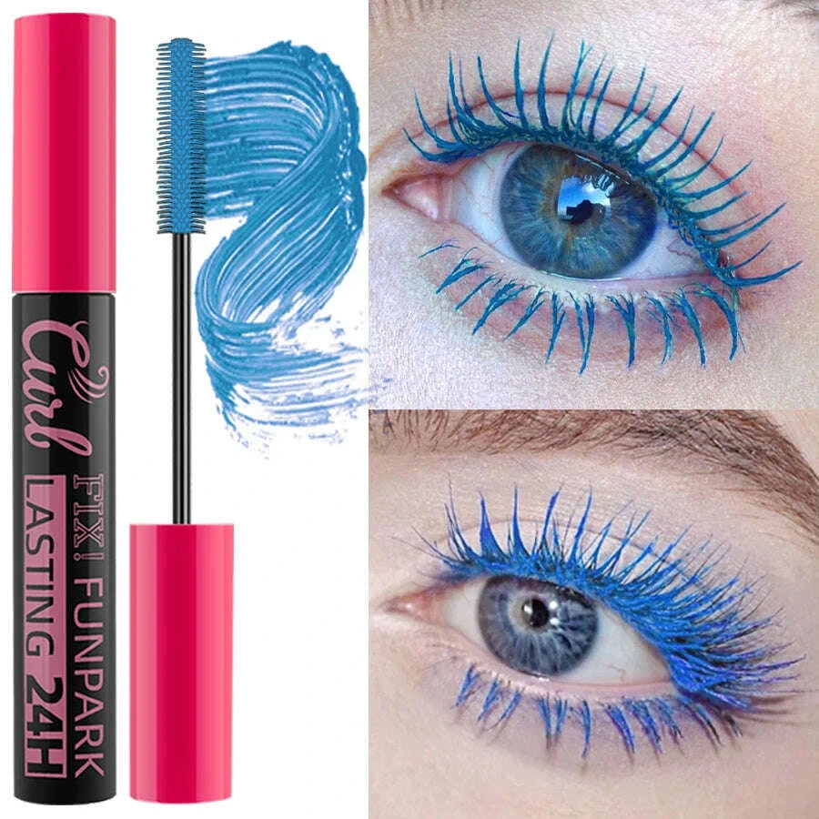9-color-mascara-thick-curl-waterproof-natural-eyelash-long-lasting-blue-white-green-pink-black-eye-makeup-korean-cosmeticskimludkimlud-35559106