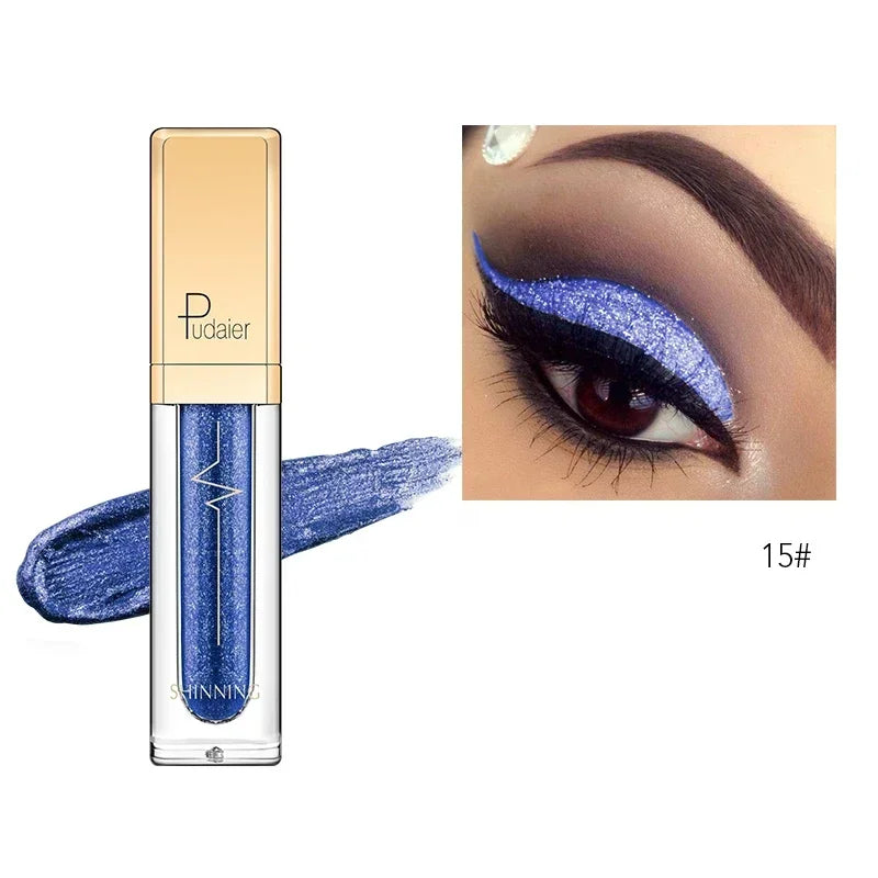 Liquid Eyeshadow – Waterproof – Gel – Purple Gold Metallic | KIMLUD