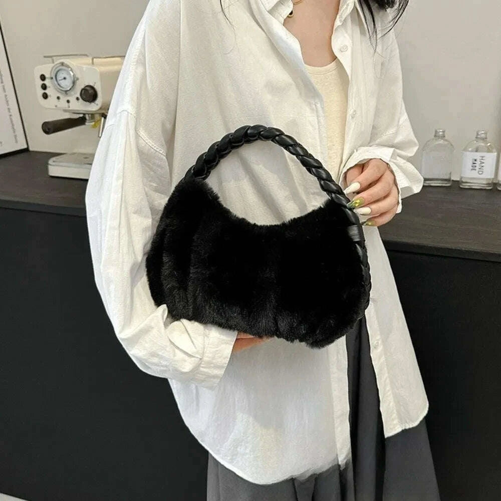 elegant-furry-shoulder-bag-fluffy-soft-plush-handbag-solid-color-zipper-tote-bagkimludkimlud-35557256