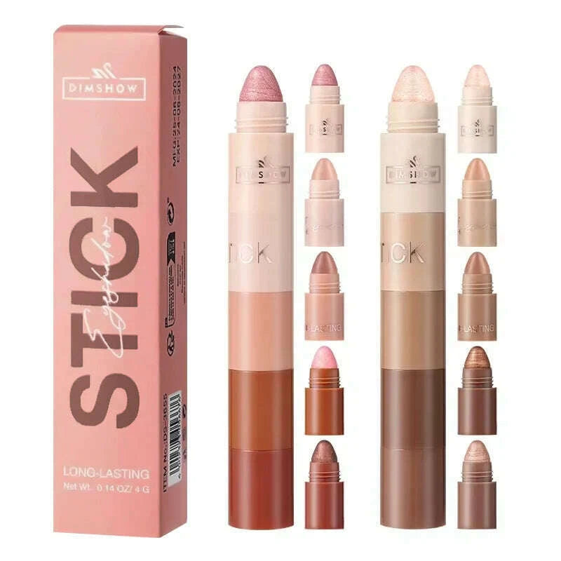 5-color-matte-pearlescent-eye-shadow-stick-easy-to-use-waterproof-anti-smudging-and-portablekimlud-womens-fashion-34599140