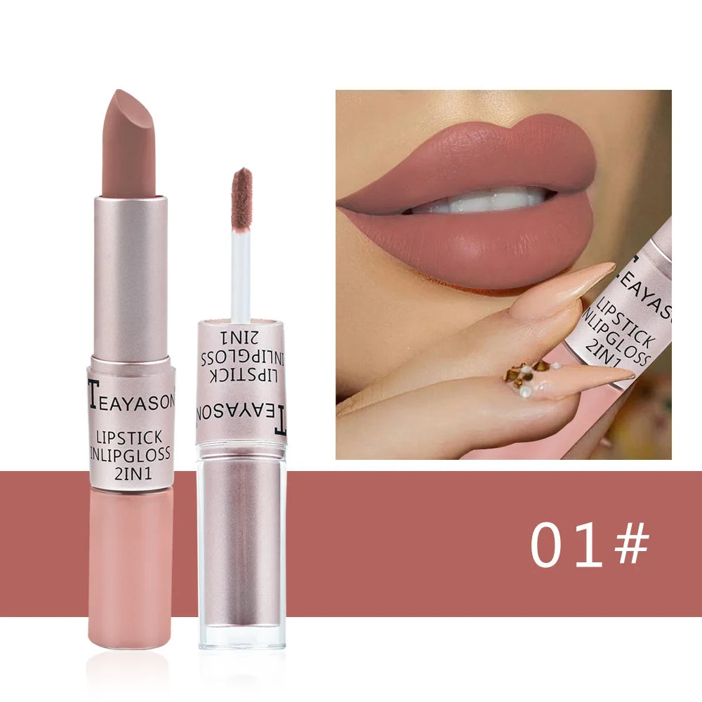 Matte Liquid Lipstick – Waterproof Long-Wear – Pink | KIMLUD
