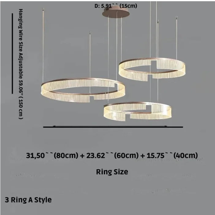 Crystal chandelier living room bedroom luxury modern minimalist villa decorative lamp 110V220V support customization