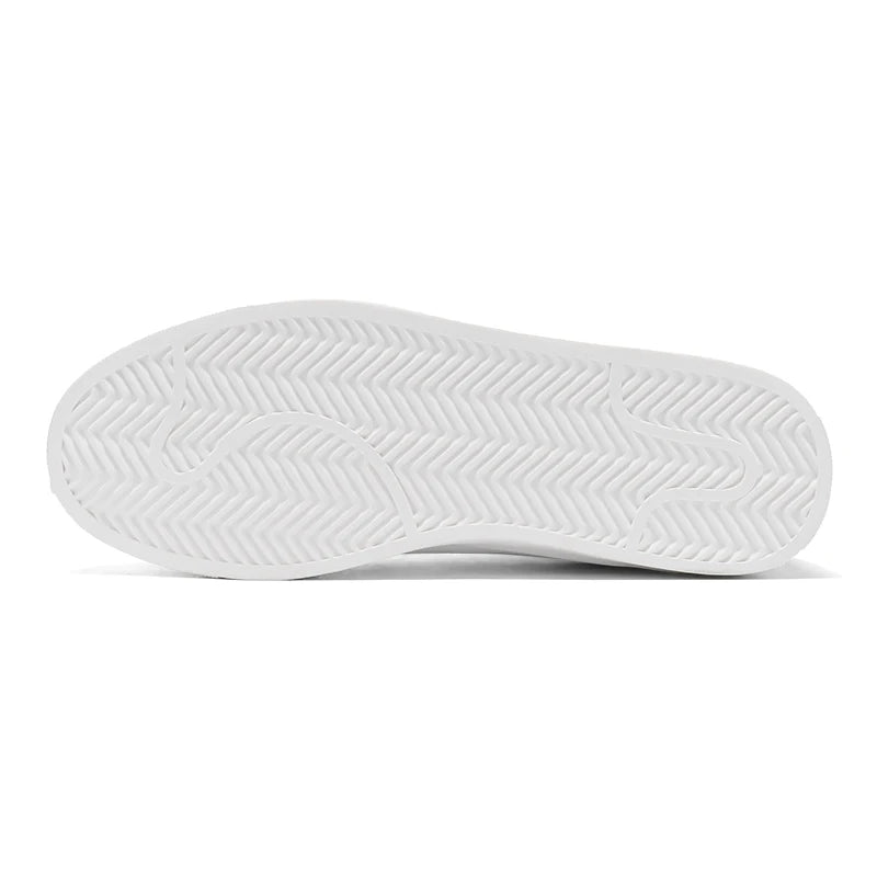 Platform Sneakers Vulcanized Lace-Up Running Design With Personalization — White | KIMLUD