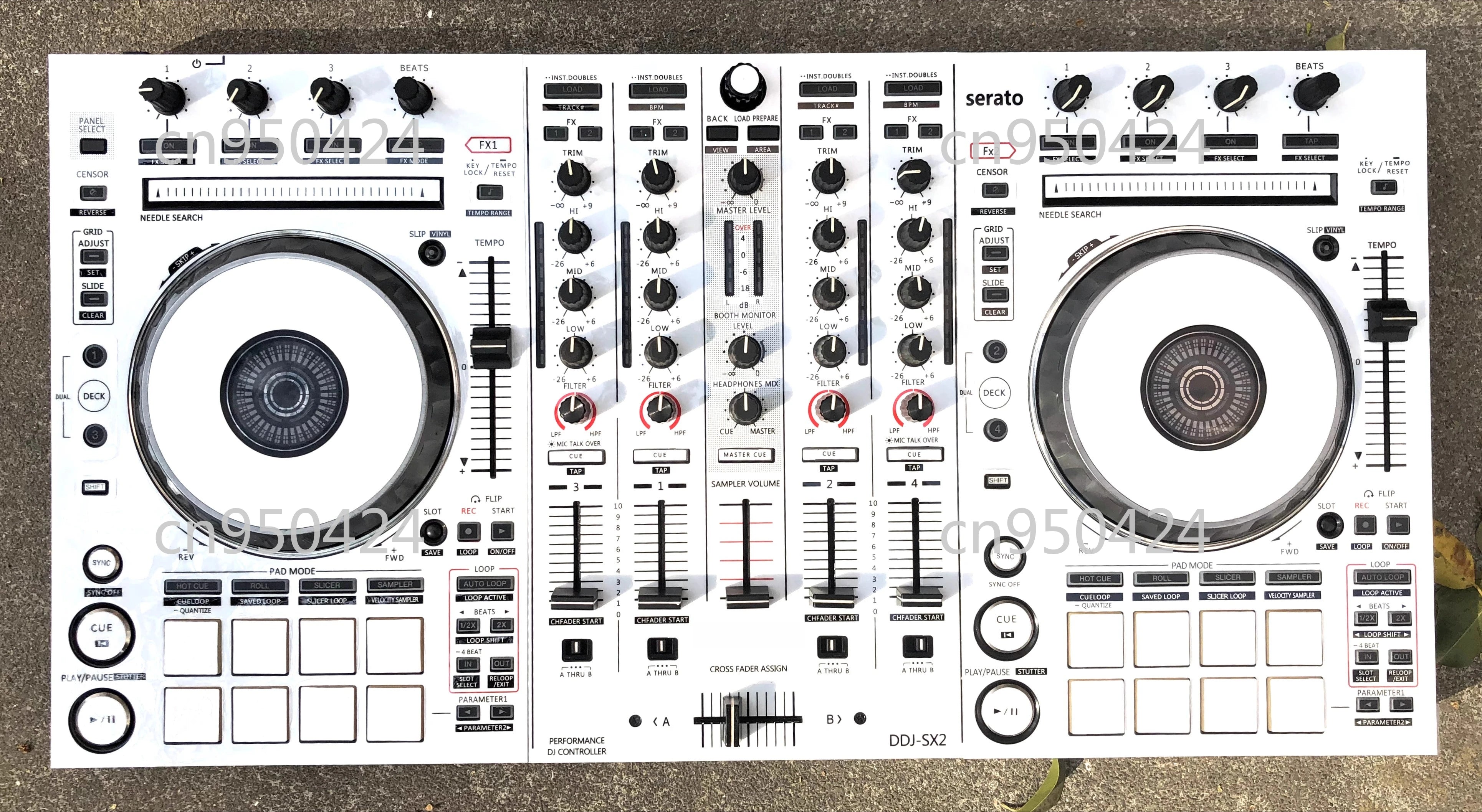 DDJ-SX2 film pearl white all-inclusive protective film sticker controller associated DDJRX skin spot