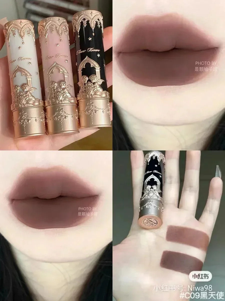 Velvet Matte Lip Mud Stick Hydrating Formula — Blush Pink | KIMLUD