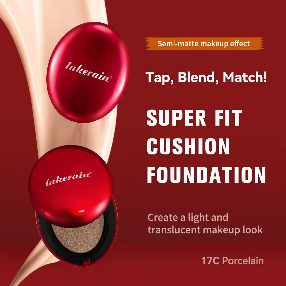 Cushion Foundation Sunscreen Full Coverage — Ivory | KIMLUD