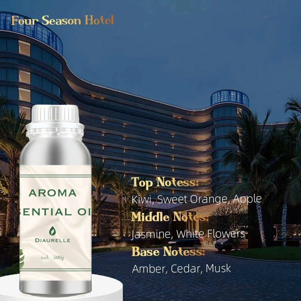 Perfume Hotel Essential Oil 500ML Air Freshener Pure plant essential for oil Hotel aromatic oils Fragrance Diffuser Air Purifier