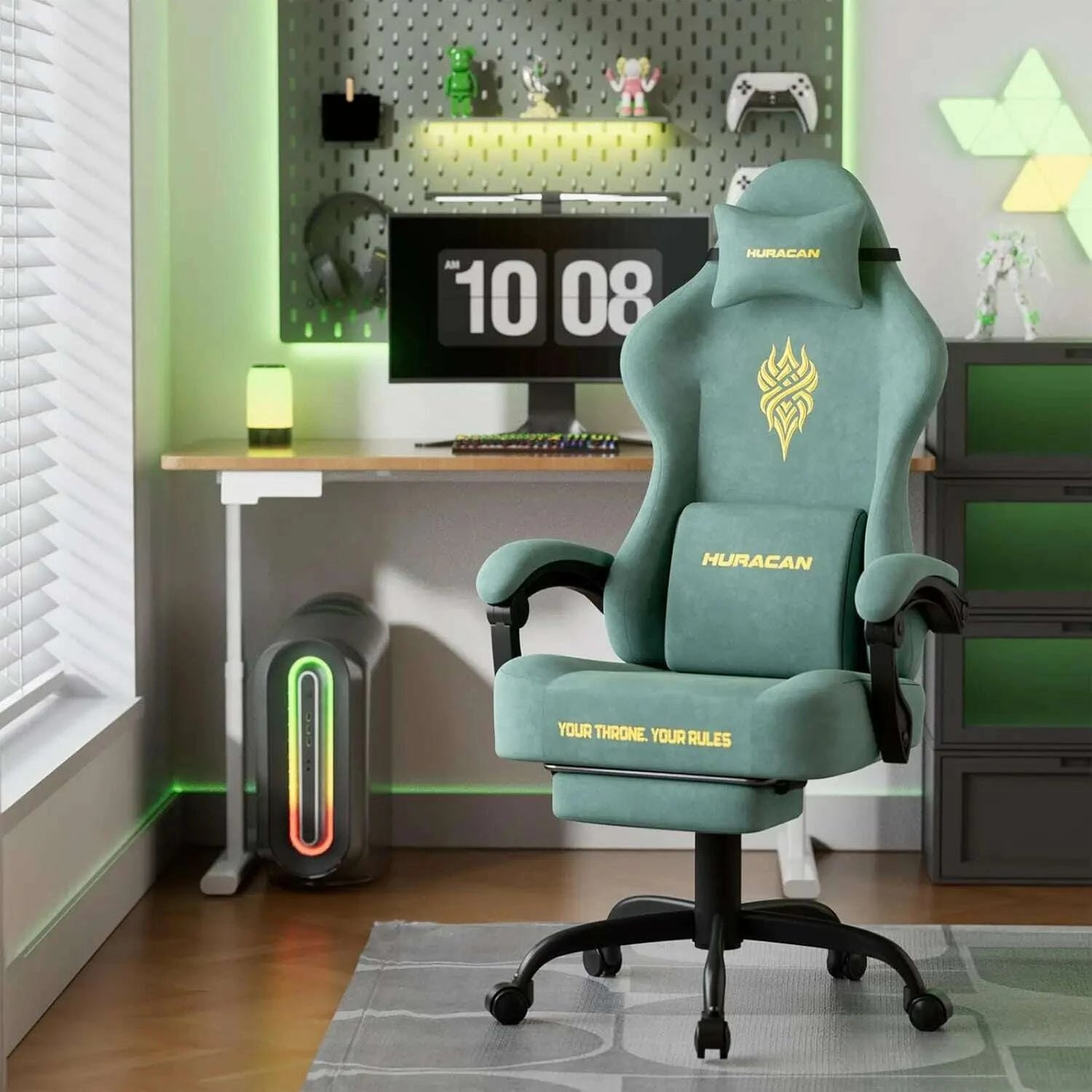 red-velvet-fabric-gaming-chair-for-adult-ergonomic-comfortable-video-gamer-chair-with-footrest-reclining-office-customizedkimludkimlud-35573851