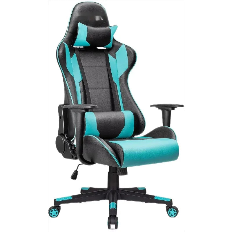 Computer Racing Swivel Leather Office Chair Gaming Modern Leather Reclining Chair Ergonomic PC Computer Gaming Chair