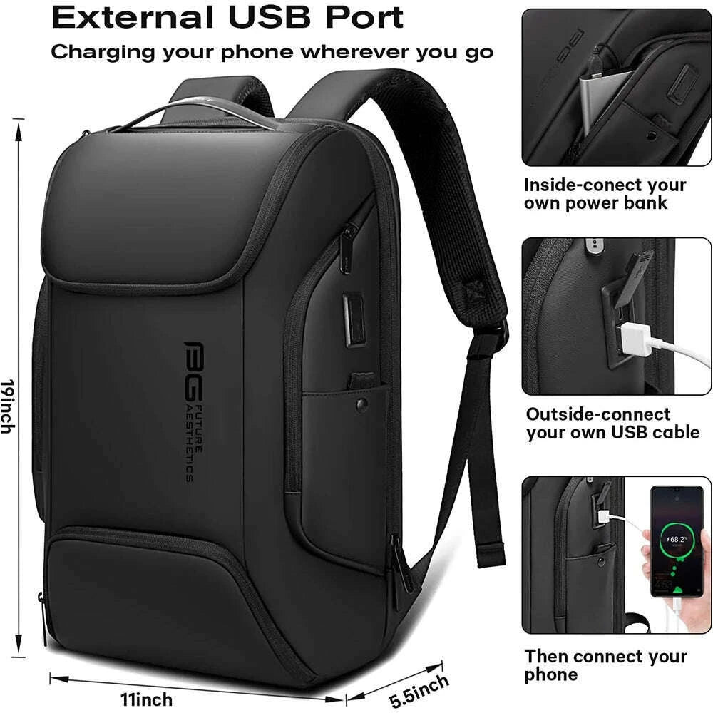 bange-business-usb-charging-smart-backpacks-fits-156-inch-laptop-commute-backpack-waterproof-carry-on-bag-for-men-travel-bagskimlud-womens-fashion-34613435