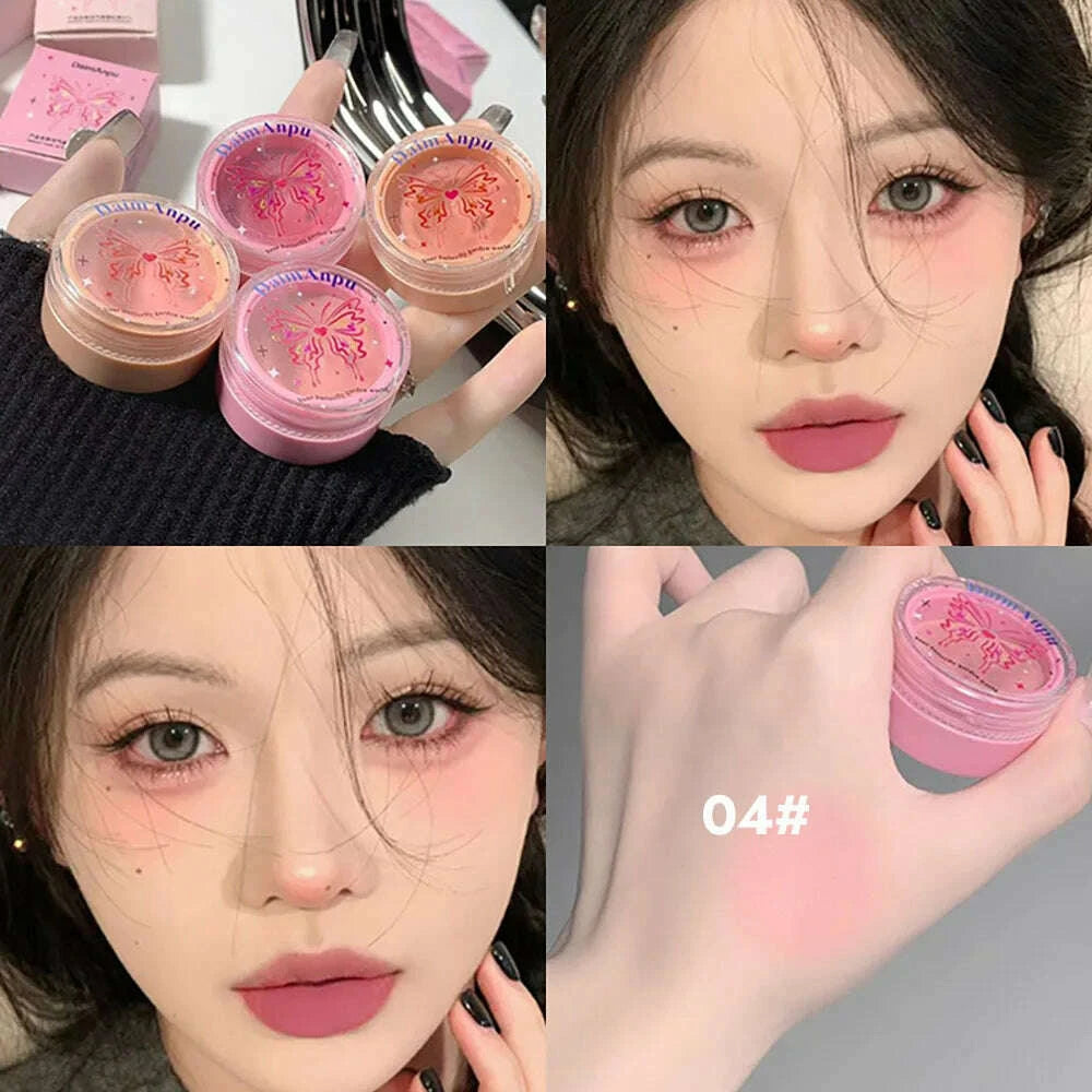 airy-blush-clay-pigmented-powdery-cream-blusher-daimanpu-long-lasting-tender-look-uplifting-color-matte-girlish-blushkimlud-womens-fashion-34599158
