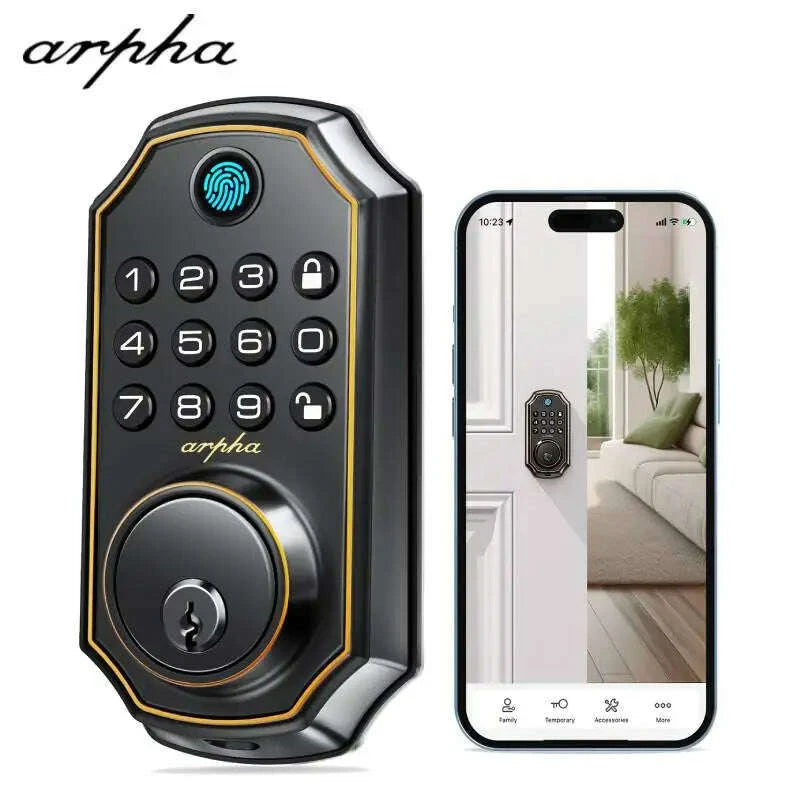 arpha-d280-keyless-entry-door-lock-5-in-1-smart-fingerprint-deadbolt-with-keypad-electronic-deadbolt-auto-lock-one-touch-lockkimludkimlud-35565277