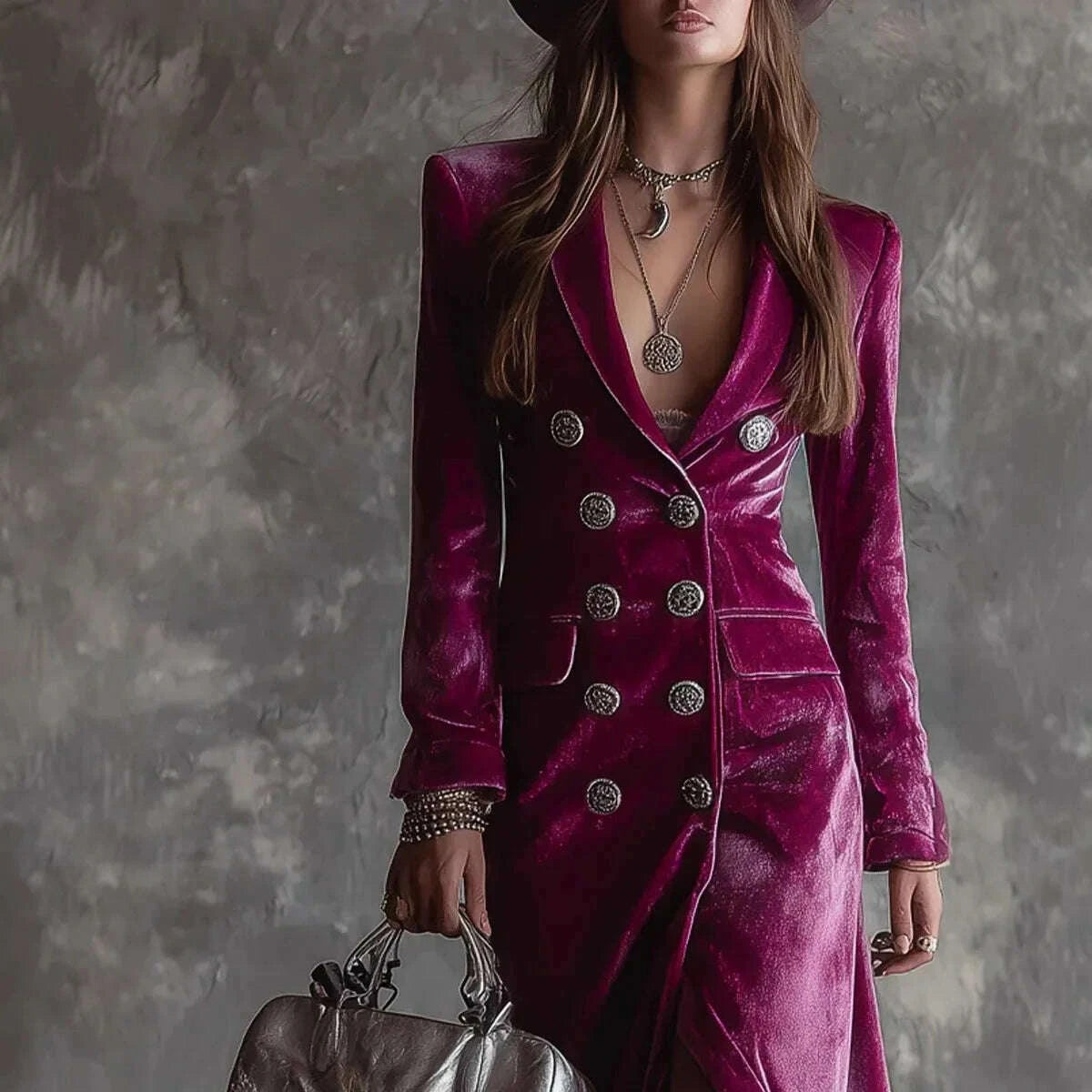 velvet-double-breasted-dress-for-womens-long-sleeve-lapel-collar-split-hem-elegant-vintage-casual-slim-fall-winter-midi-dresskimlud-womens-fashion-34623813