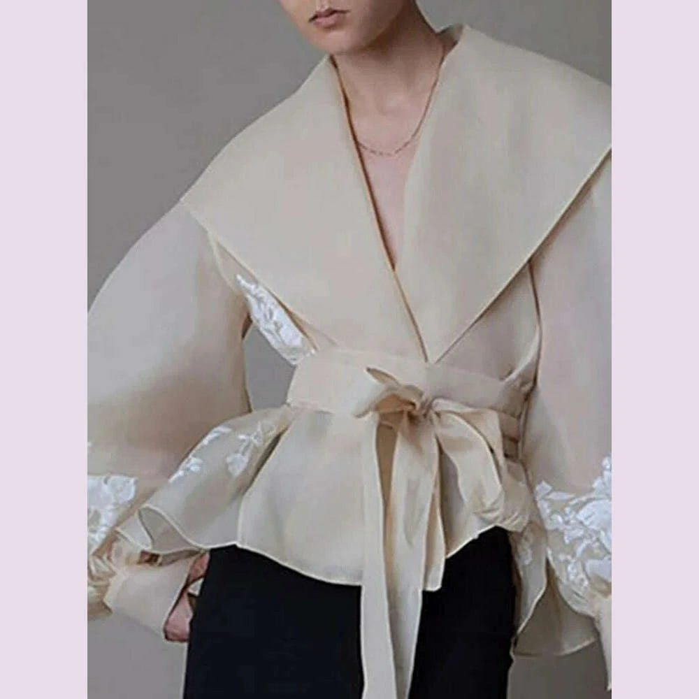 twotwinstyle-colorblock-patchwork-lace-up-shirts-for-women-v-neck-lantern-long-sleeve-temperament-blouses-female-fashion-stylekimlud-womens-fashion-34602339