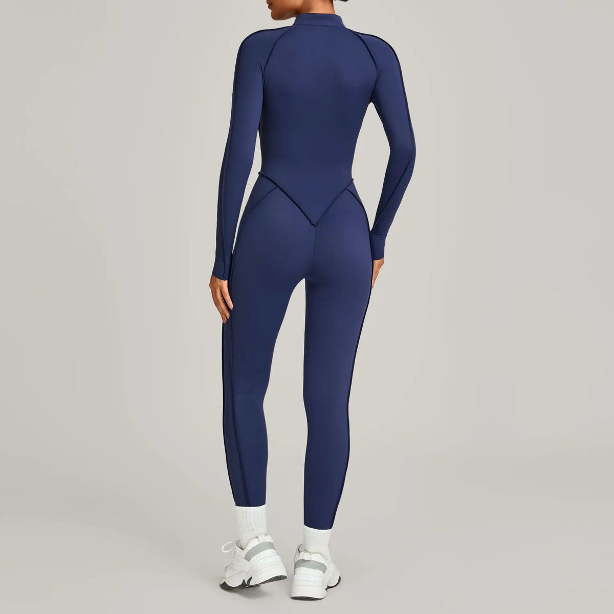 Jumpsuit – Zipper Long Sleeve – Nylon Elastane | KIMLUD