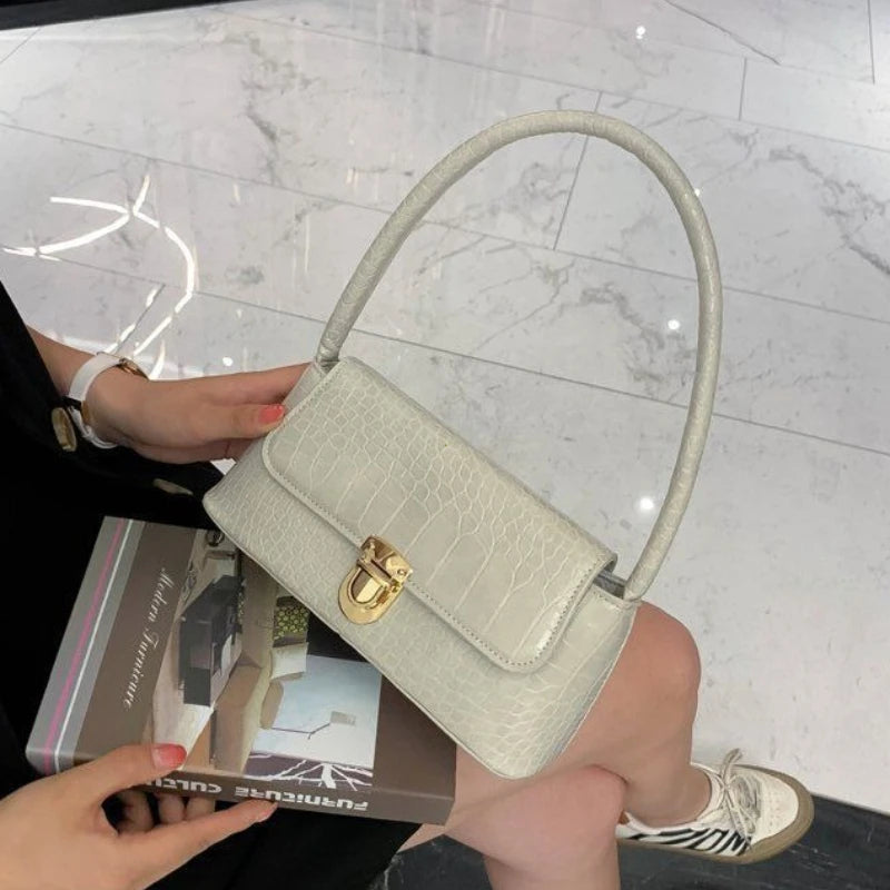 Luxury Design Crossbody Bags for Women 2026 New Fashion Brand Women's Underarm Shoulder Bag Solid Color Ladies Handbag and Purse