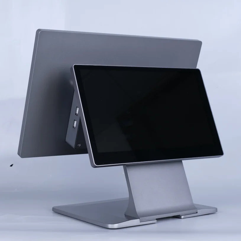 NEW 1366 * 768 Resolution 15.6 Inch Touch Screen Desktop Pos Terminal Cash Register Pos System All in One Windows 10