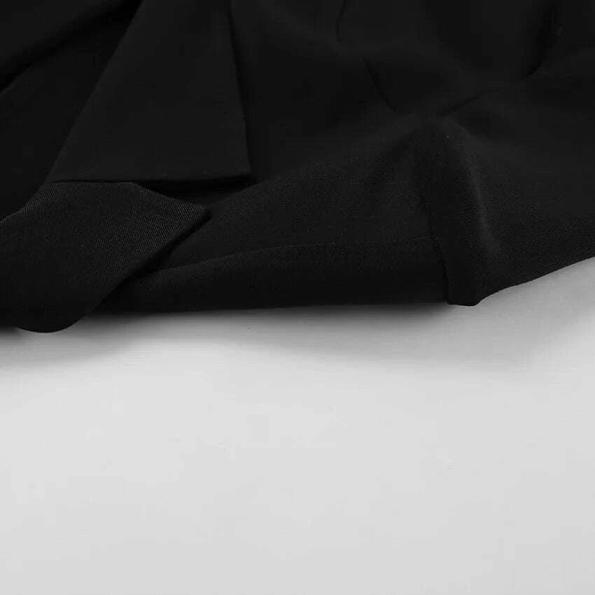 KIMLUD, 2025 Autumn and Winter New Fashion Black Small Suit Solid Jacket Design Sense Lace Splicing Commuting Long Sleeved Top Coat, KIMLUD Womens Clothes