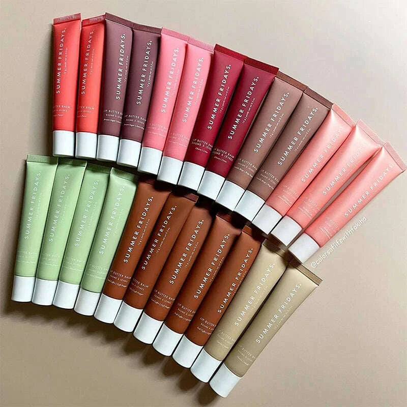 summer-fridays-vanilla-beige-lip-balm-moisturizing-transparent-lipstick-set-smooth-soft-tube-mirror-lip-gloss-lip-makeupvkimlud-womens-fashion-34617500