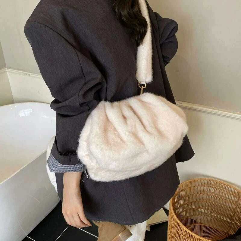 new-womens-commuting-simplified-shoulder-bag-fluffy-cloud-textured-casual-coach-bag-vintage-furry-handle-bag-for-autumn-winterkimludkimlud-35556104