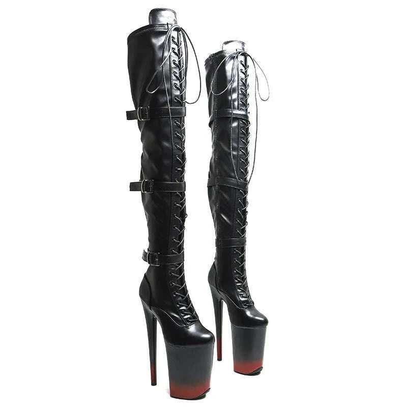 leecabe-23cm9inches-matte-pu-trend-fashion-high-heel-platform-stripper-heel-pole-dance-bootskimlud-womens-fashion-34605771