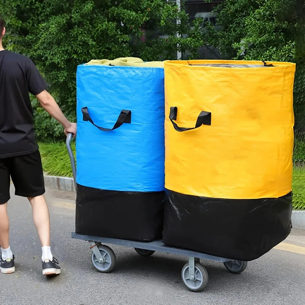 Oxford Heavy-Duty Storage Bag for Clothes — Black | KIMLUD