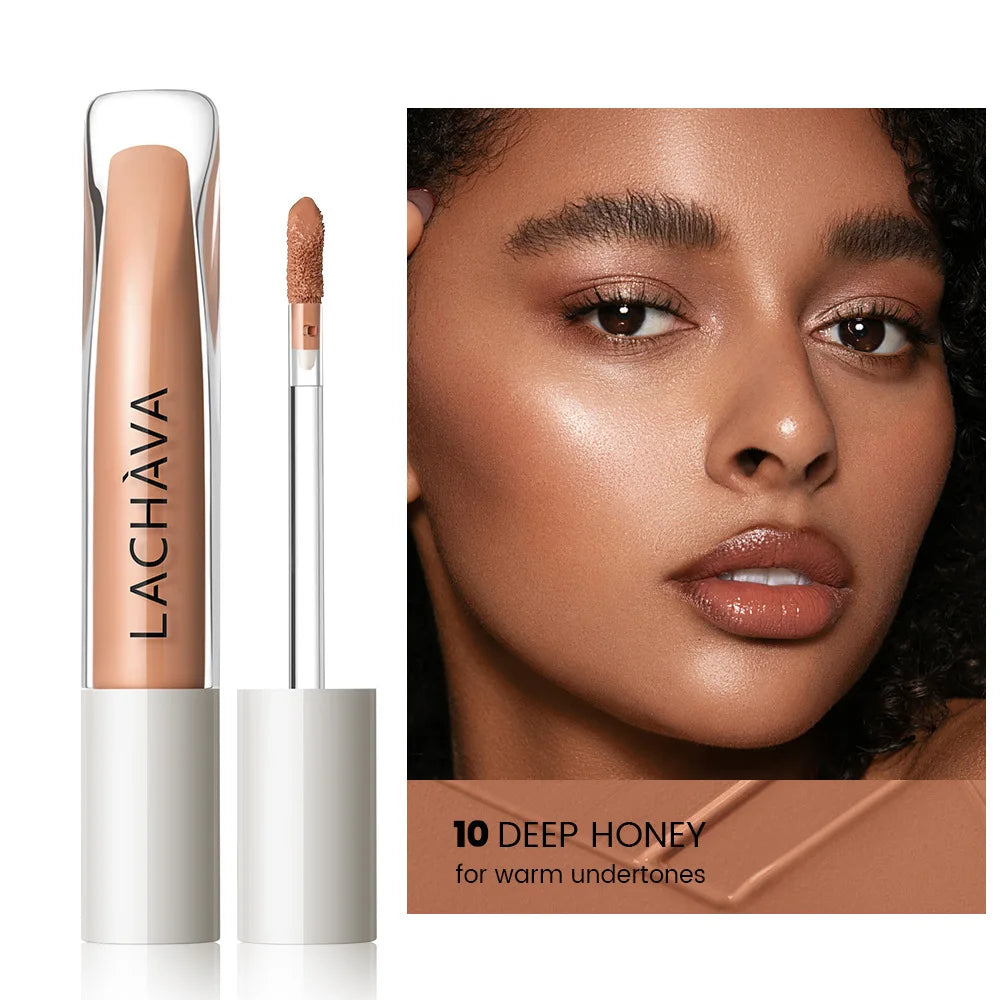 Matte Liquid Concealer High Coverage Waterproof Oil-Control Brighten Under-Eyes — Light Buff | KIMLUD