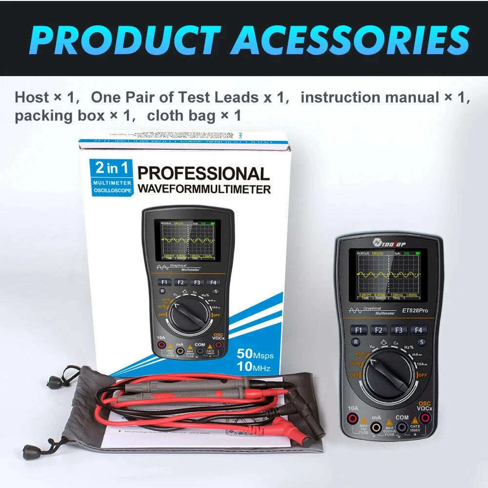 tooltop-et828pro-10mhz-50mpss-handheld-oscilloscope-6000-counts-true-rms-multimeter-voltmeter-ammeter-automotive-oscilloscopekimlud-womens-fashion-34613886