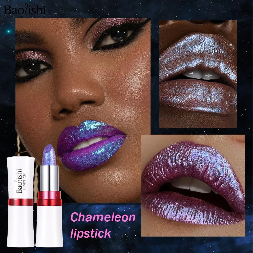 Lipstick – Color-Changing – Metallic – Blue Purple | KIMLUD