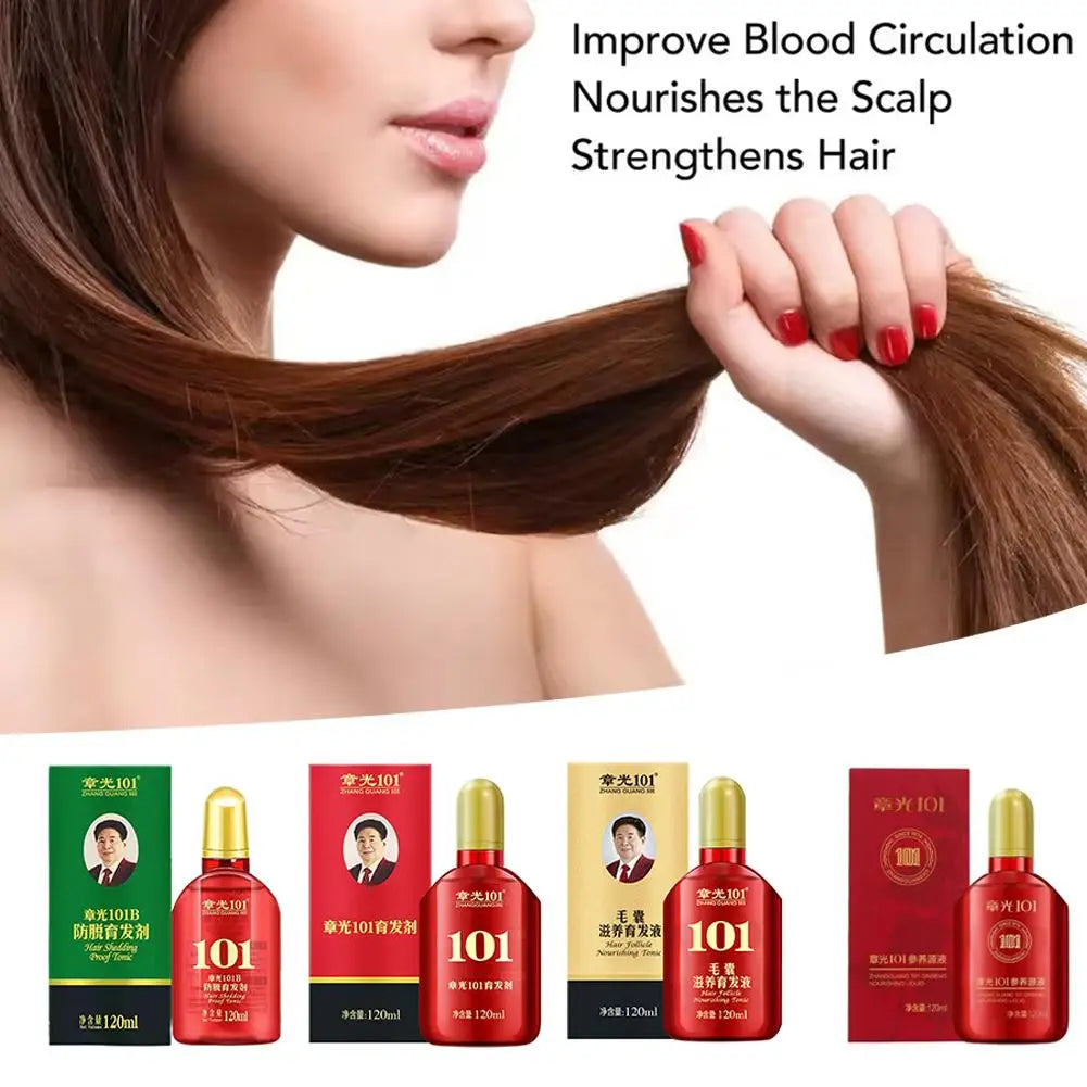 120ml Scalp Hair Lotion Ginseng And Ginger Essence Scalp Nutrition Moisturize Liquid White Hair To Black Hair Hair Conditioner