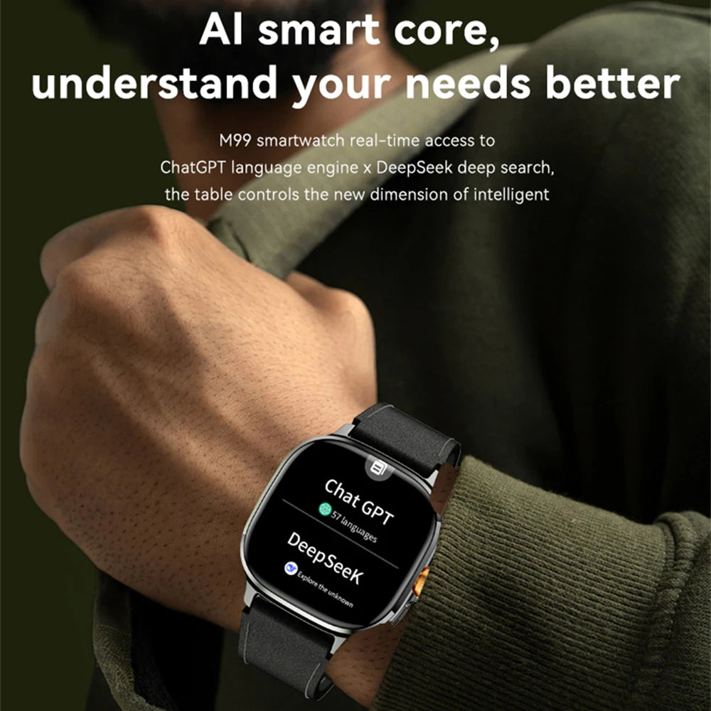 Xiaomi 5G/4G Full Network Smart Watch 2.40 inch Big Screen HD Video Call RAM 2100mAh Google Play WIFI GPS Sim Card Smartwatch