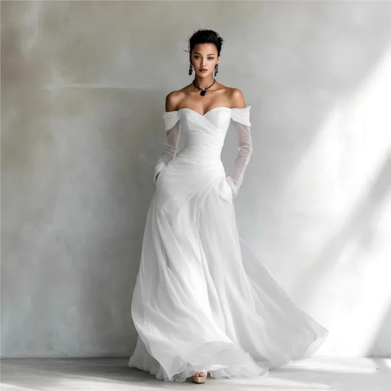Evening Dress – Strapless Net Dress – Polyester | KIMLUD