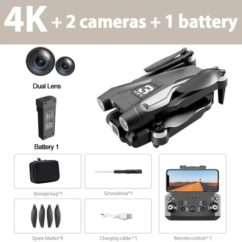 KIMLUD, Xiaomi Z908 Pro /MAX 4K Drone Professional 8K GPS Dron Optical Flow Localization 3sided Obstacle Avoidance Quadcopter RC Toys, KIMLUD Womens Clothes