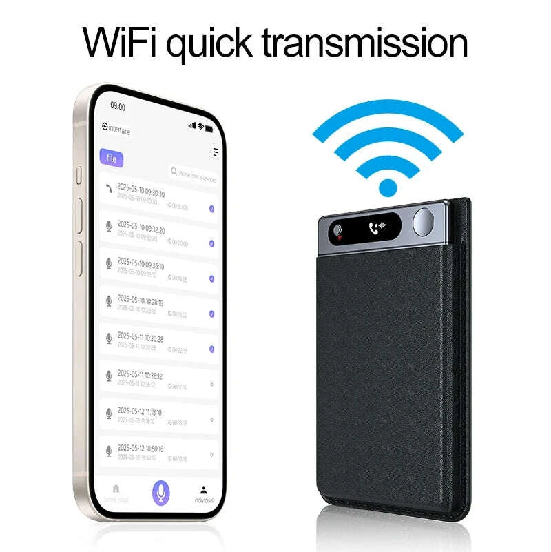 KIMLUD, Smart AI Recording Device with WiFi Quick Charge Large Memory Noise Reduction Function Portable Voice Activated Dictaphone, KIMLUD Womens Clothes