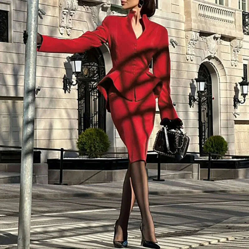 commute-ladies-elegant-bodycon-outfit-spring-stand-collar-button-blazer-jacketslim-skirts-set-autumn-long-sleeve-slim-2pcs-suitkimlud-womens-fashion-34628542