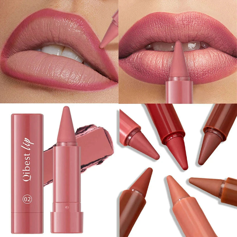 tapered-lip-liner-pencil-set-lasting-matte-velvet-lip-contour-stick-waterproof-easy-color-lipstick-non-stick-cup-makeup-pen16pc-kimlud-kimlud-33917968