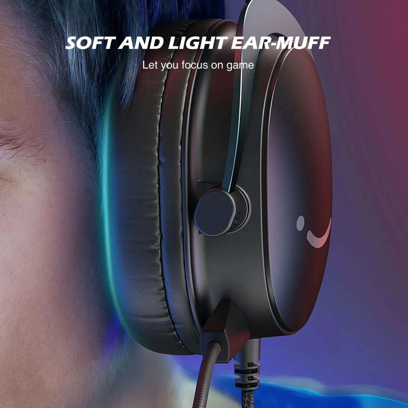 KIMLUD, FIFINE Headset,3.5 mm jack&USB Headphone with 7.1 Surround Sound/volum contral/Mute switch for PC/MAC/PS4/PS5 Mixer-H9, KIMLUD Womens Clothes