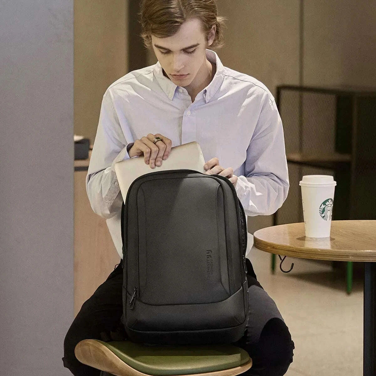 KIMLUD, HK Men's Designer Laptop Bag Waterproof School Bags for College Boys Male Business Sports Travel Backpack Men With USB Charging, KIMLUD Womens Clothes