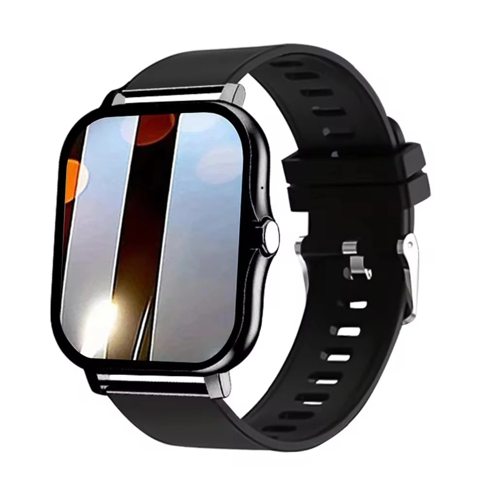 Carbon Fibre Framed Smart Watch Blood Oxygen Monitor — Pink | KIMLUD