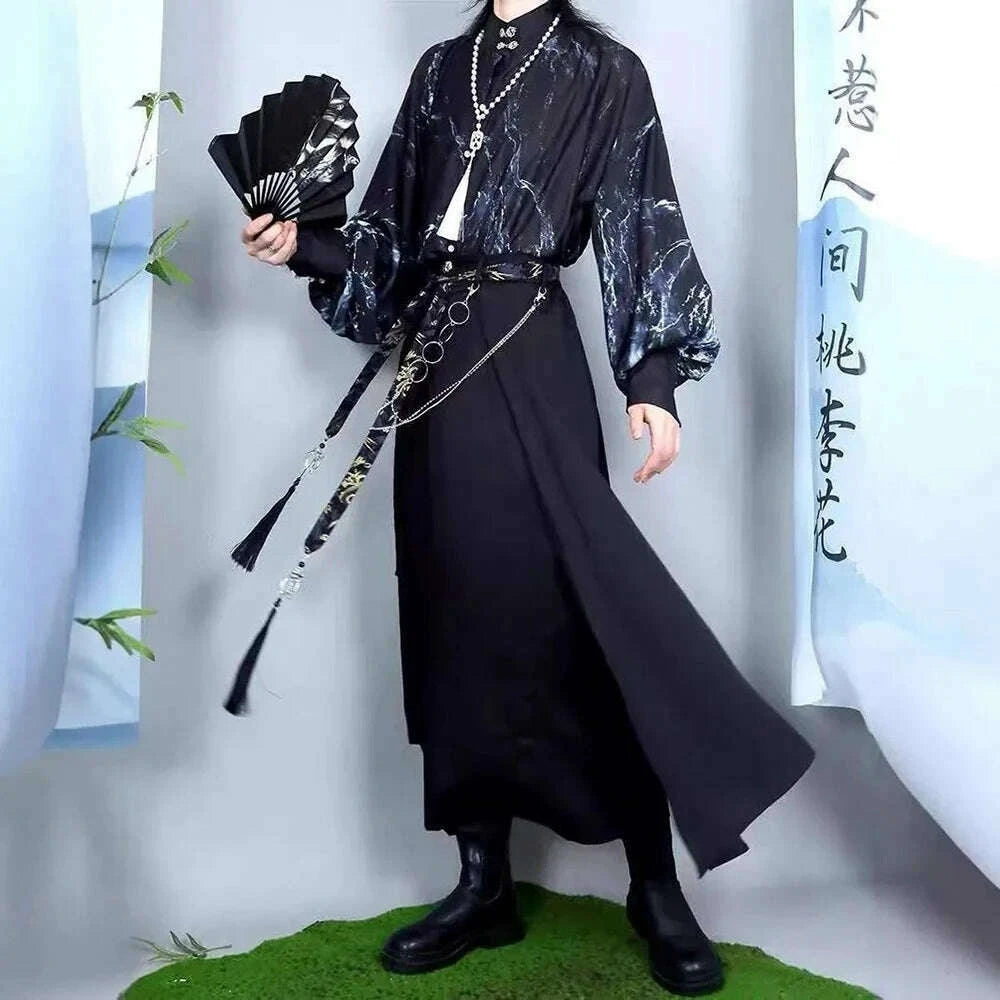 2025-summer-new-mens-splicing-irregular-skirt-pants-chinese-retro-fashion-trend-leisure-loose-breathable-niche-mens-bottomskimlud-womens-fashion-34606196