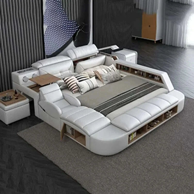 adjustable-electric-double-bed-frame-with-massager---modern-multifunctional-king-size-furniture-setkimlud-womens-fashion-34604020