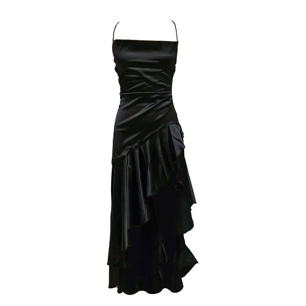 vc-elegant-black-satin-maxi-dress-with-crisscross-spaghetti-straps-and-high-slit-ruffled-hem-for-high---profile-occasionskimlud-womens-fashion-34601311