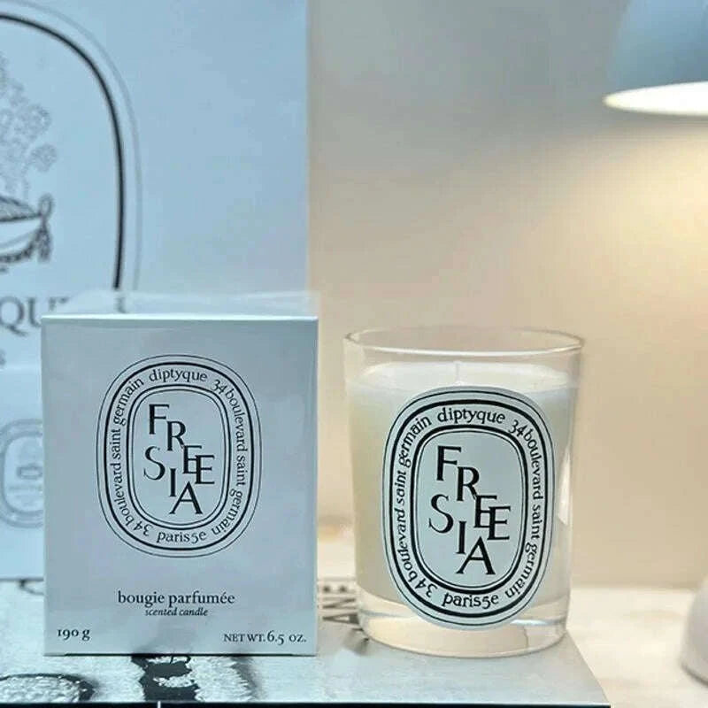 KIMLUD, Romantic Limited Diptyques Candles Sakura Scented Fragrance Candle Light Gift High Quality Aromatherapy Perfume Aroma Home Decor, KIMLUD Womens Clothes