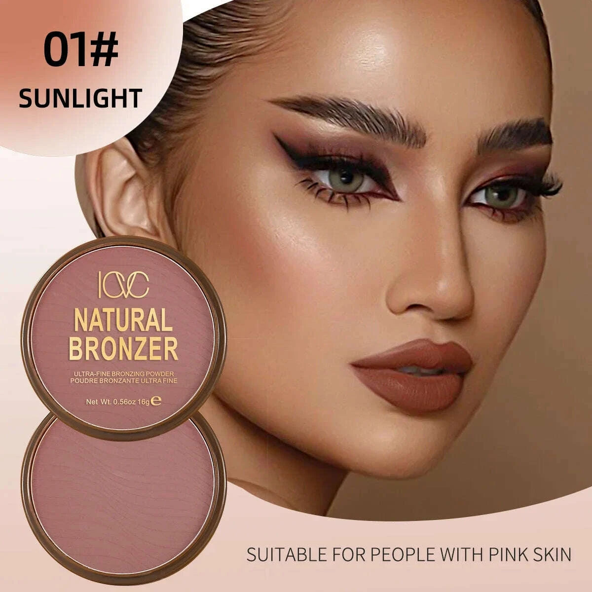 KIMLUD, Dark Skin Bronzer Contour Palette Matte Brown Nose Shadow Cheek Profile Powder Natural Face Modify Concealer Nude Makeup Setting, KIMLUD Womens Clothes