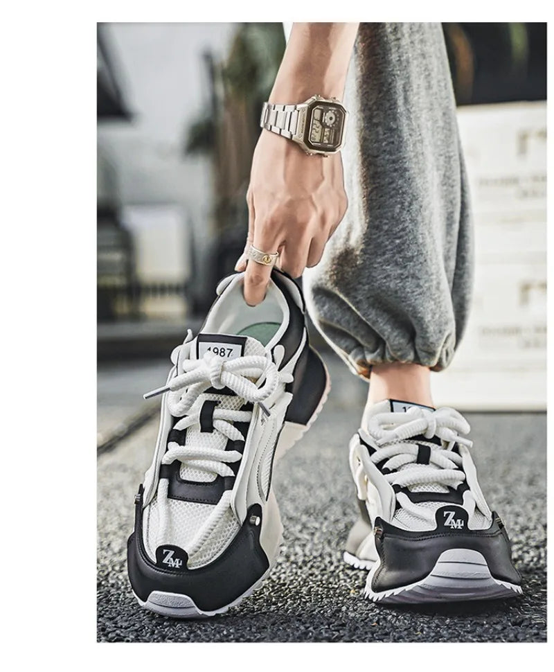 Big Size Sneakers for Men Fashion Outdoor Casual Shoe Breathable Trainer Shhoes for Men Platform Running Shoes Кроссовки Мужские