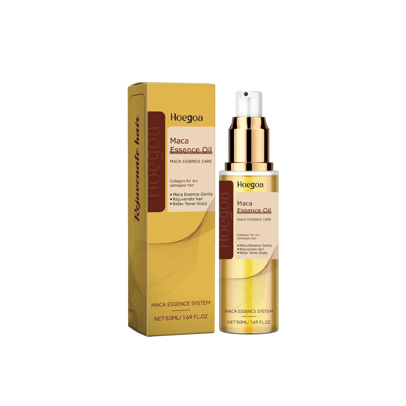 Argan Oil Hair Care Treatment Nourishing Shine — Gold | KIMLUD