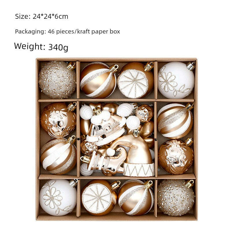 KIMLUD, Christmas Tree 42 Scenes Christmas Decorations, KIMLUD Womens Clothes
